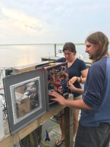 image of student marine research